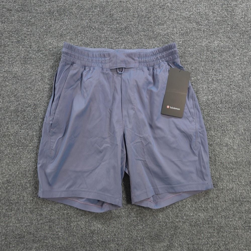 Lululemon Shorts Mens XS Blue Pace Breaker 7" Iridescent Run Gym Training NEW